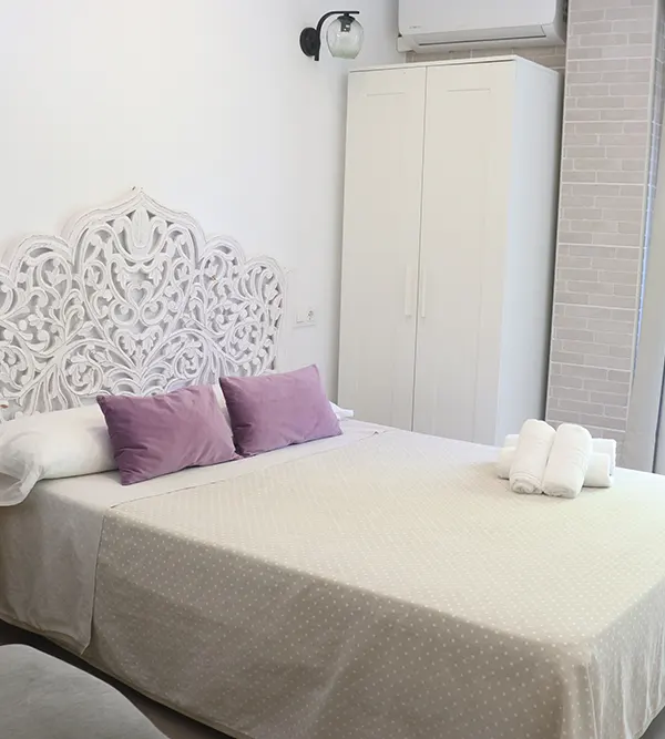 Habitación doble del Hotel Calpe en Alicante